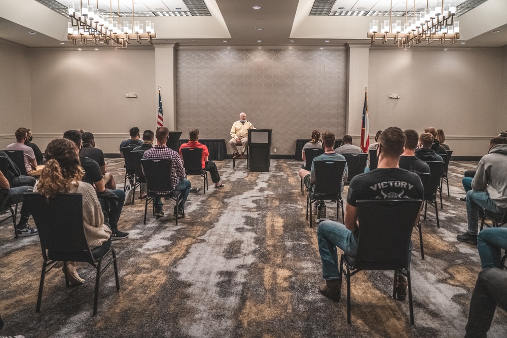 Medal of Honor Recipient Visits Arlington, Texas, Community Vaccination Center