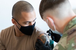 KFOR Soldiers administer COVID-19 vaccine