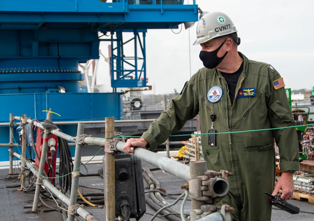 Safety Officer Conducts Walkthrough