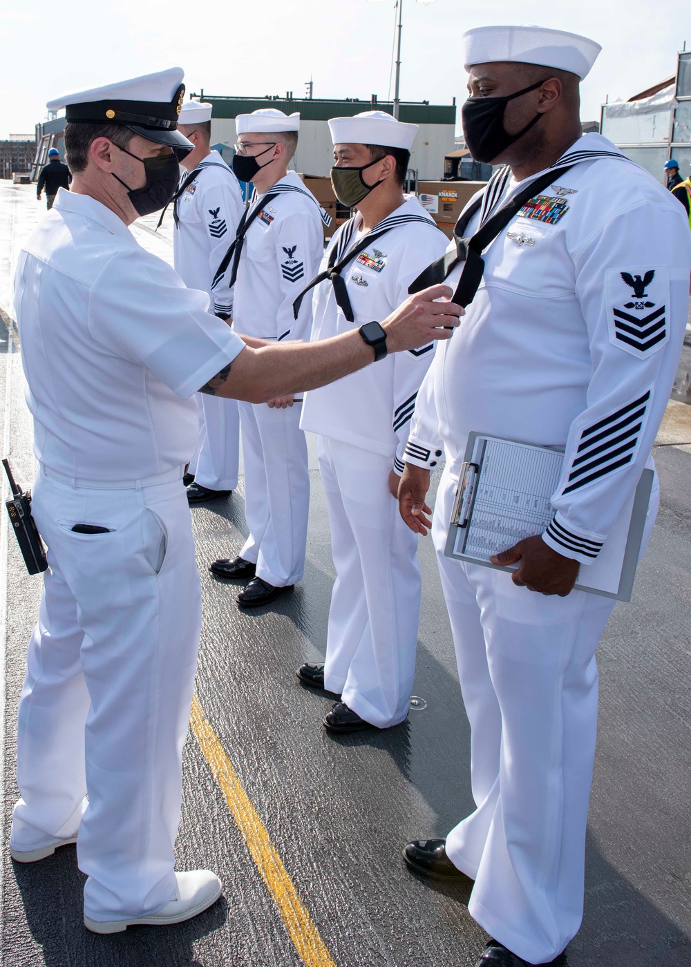 GHWB Uniform Inspection