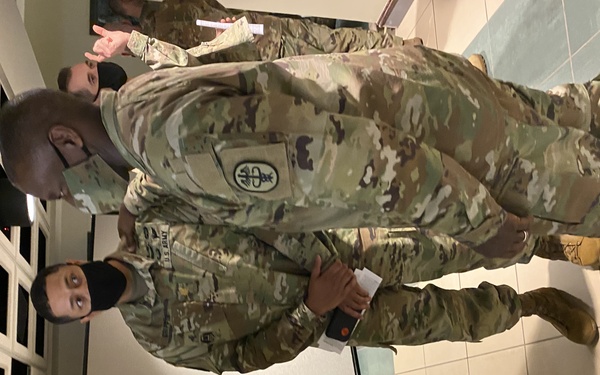 Command and Staff College Students receive COVID vaccine