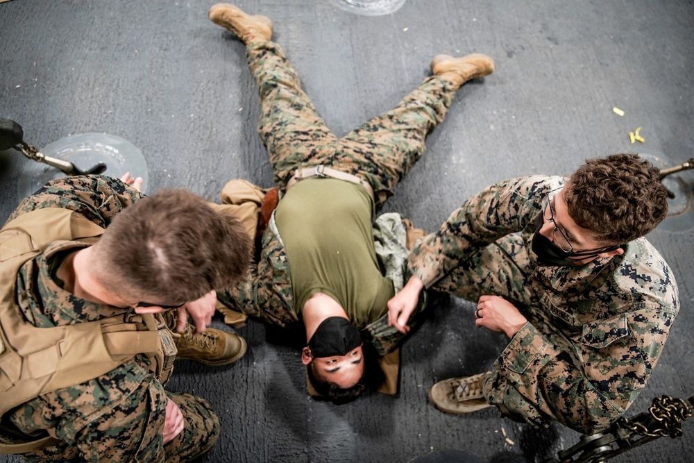 BLT 1/1 Sustains TCCC aboard USS Portland