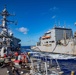 USS Barry conducts a replenishment-at-sea with USNS Amelia Earhart