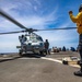 USS Barry conducts flight operations with Helicopter Sea Combat Squadron 25