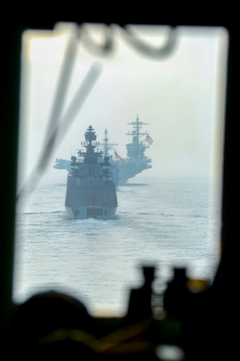 Theodore Roosevelt Carrier Strike Group Conducts Joint Force Maritime Exercise with India