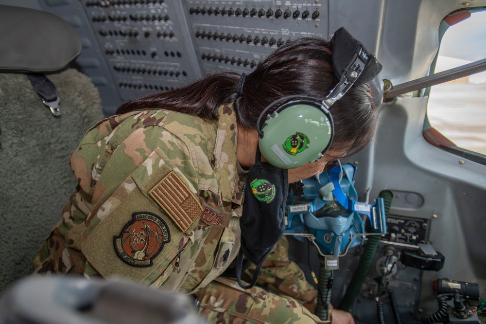 First all-female JSTARS flight crew honors women’s history month with flight