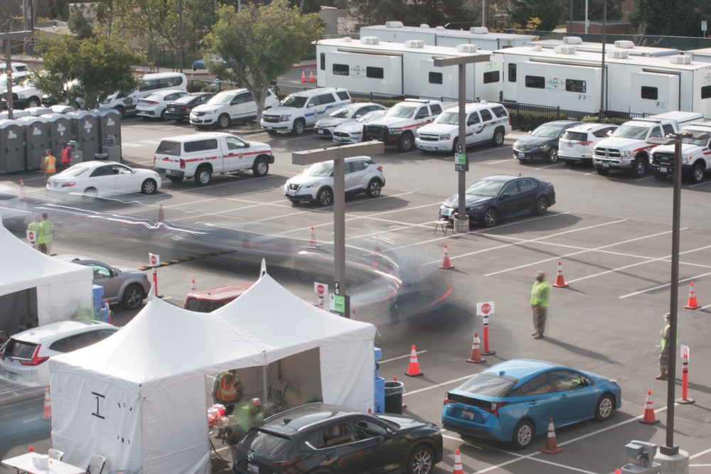 Active Duty, National Guard support Cal State LA CVC