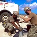 NMCB 4 repairs the Tinian Harbor