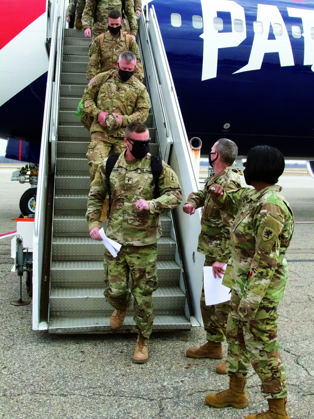 Michigan National Guard Soldiers welcomed home