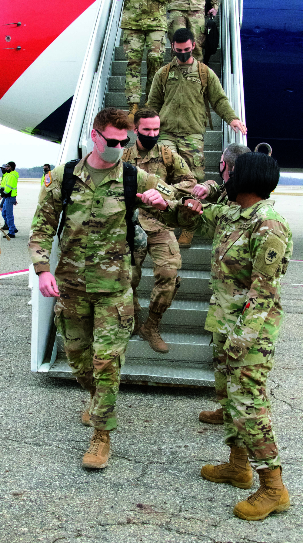 Michigan National Guard Soldiers welcomed home