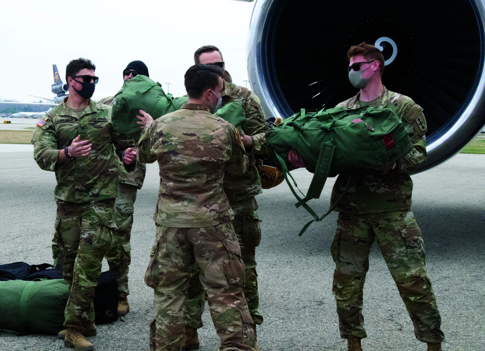 Michigan National Guard Soldiers welcomed home