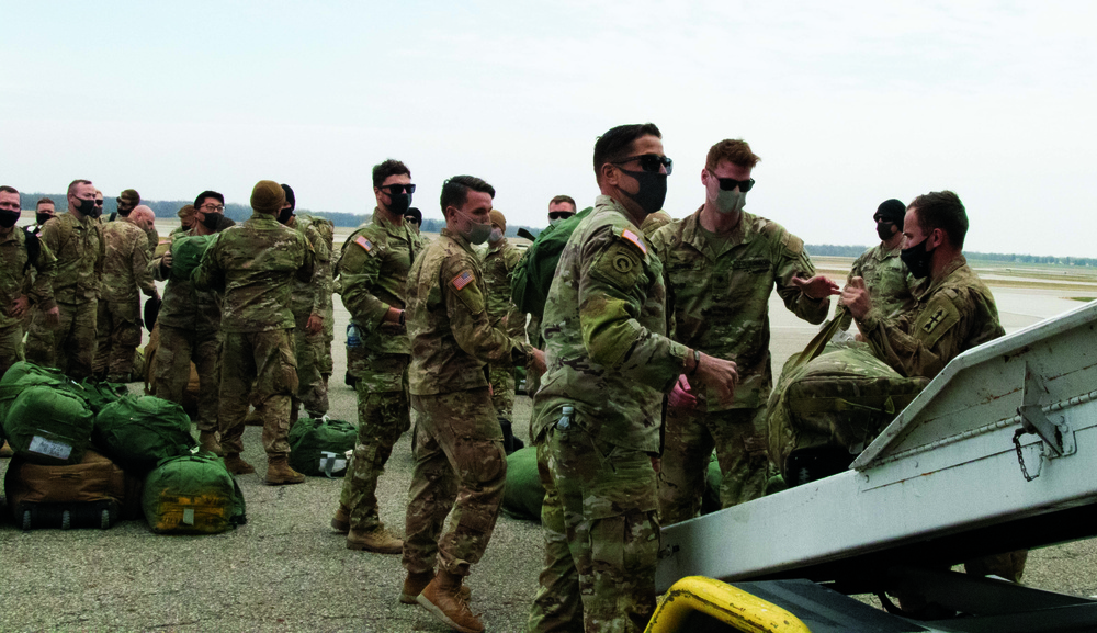 Michigan National Guard Soldiers welcomed home