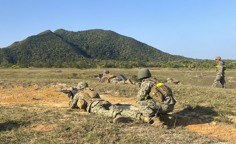 Naval Mobile Construction Battalion Four conducts a Marine Corps Combat Readiness Evaluation with Marine Wing Support Squadron 172