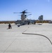 Helicopter Sea Combat Squadron (HSC) 4 Conducts Air Delivered Ground Refueling (ADGR) Evolution with Navy CMV-22B Osprey