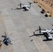 Helicopter Sea Combat Squadron (HSC) 4 Conducts Air Delivered Ground Refueling (ADGR) Evolution with Navy CMV-22B Osprey