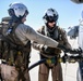 Helicopter Sea Combat Squadron (HSC) 4 Conducts Air Delivered Ground Refueling (ADGR) Evolution with Navy CMV-22B Osprey