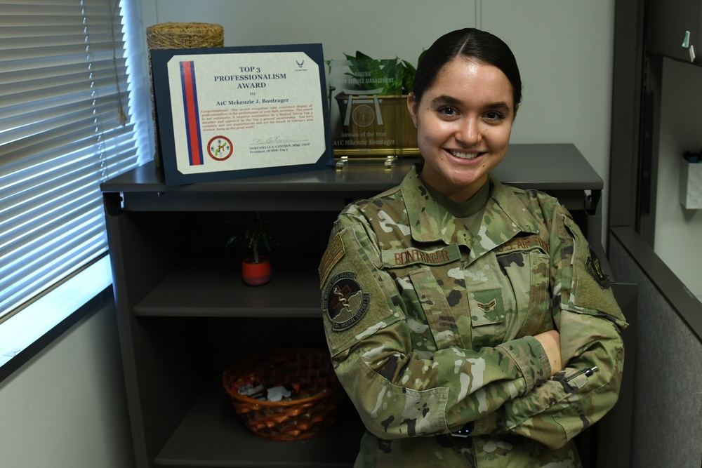 A1C Mikenzie Bontrager Airman of the Week A1C Mikenzie Bontrager Airman of the Week