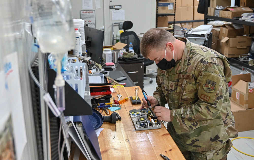 Deployed Airman holds rare pedigree
