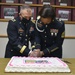 Cutting the cake