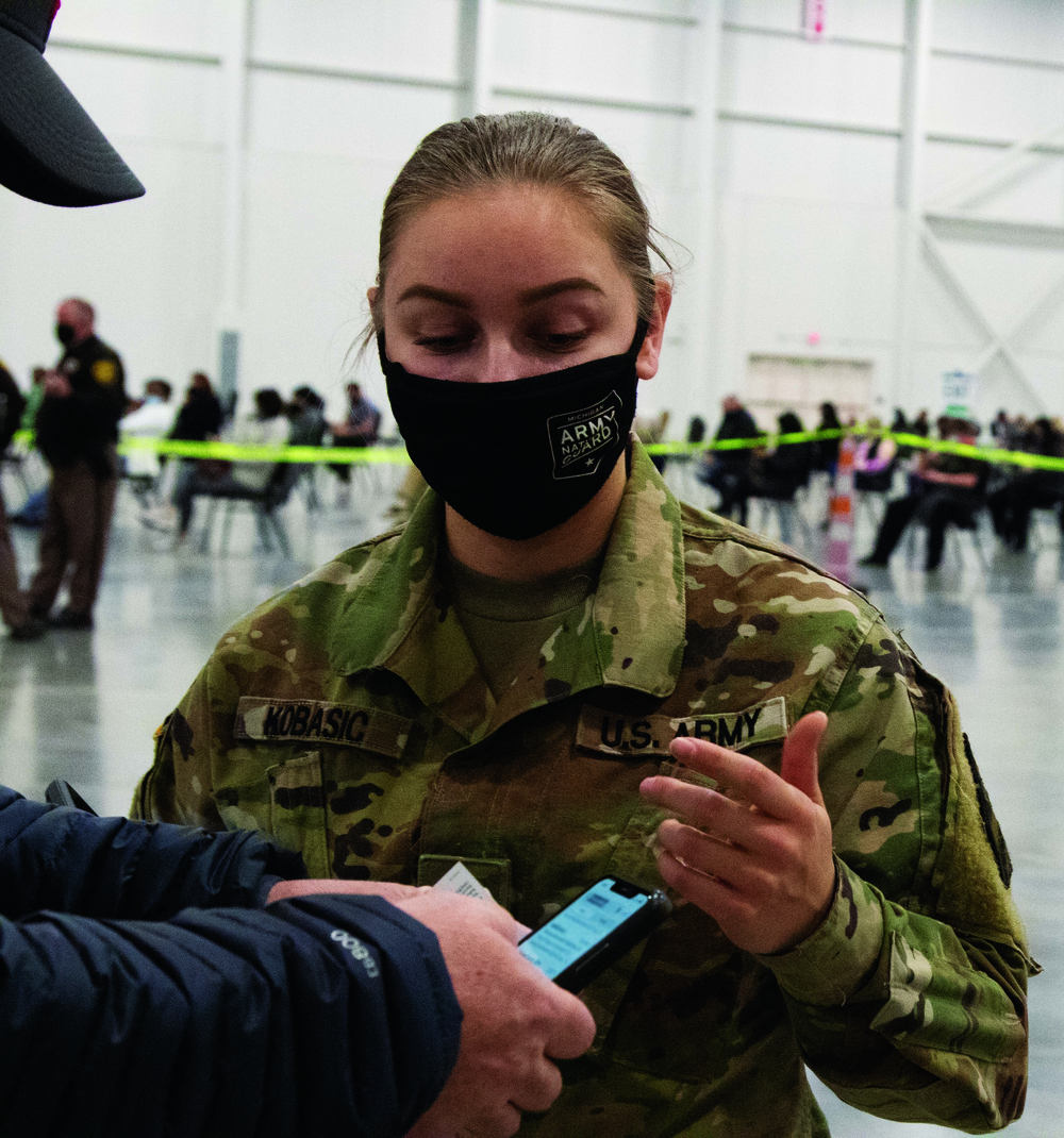 Michigan National Guard helps to vaccinate thousands in Novi