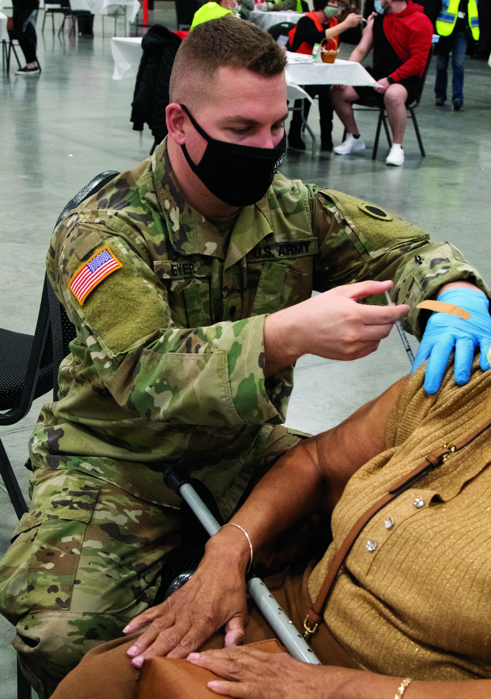 Michigan National Guard helps to vaccinate thousands in Novi