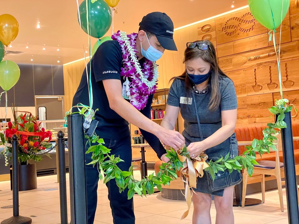 Starbucks at NEX Pearl Harbor Opens