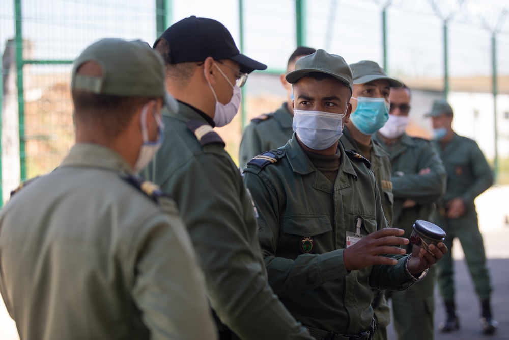 Humanitarian Mine Action Morocco 2021 EOD Classes Begin