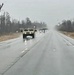 March 2021 convoy to training at Fort McCoy