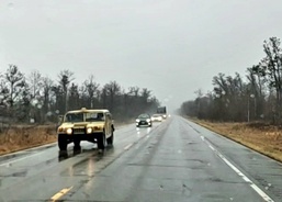 March 2021 convoy to training at Fort McCoy