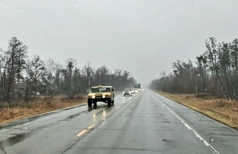 March 2021 convoy to training at Fort McCoy
