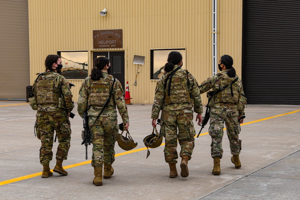 International Women's Day, All-Female Helicopter Crew