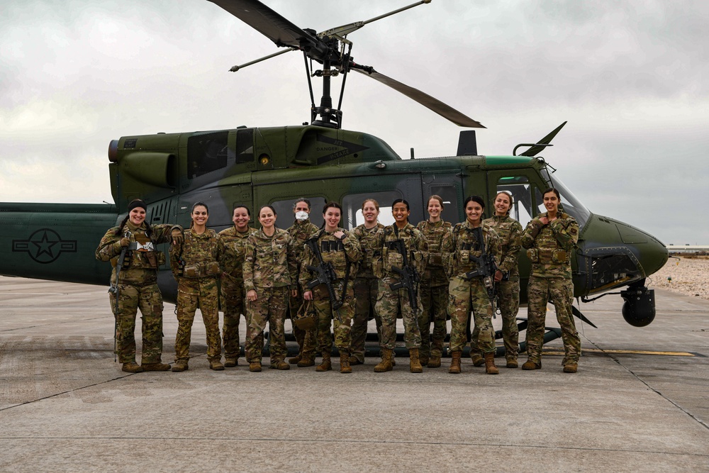 International Women's Day, All-Female Helicopter Crew