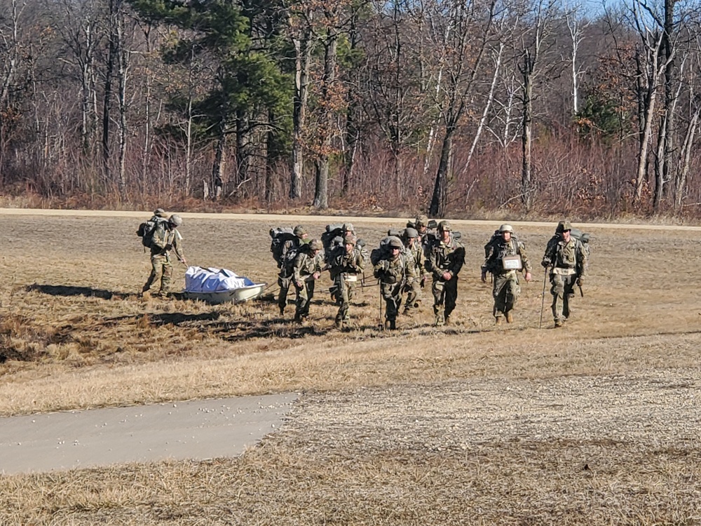 Fort McCoy CWOC class 21-05 students conduct field training scenario at South Post training area
