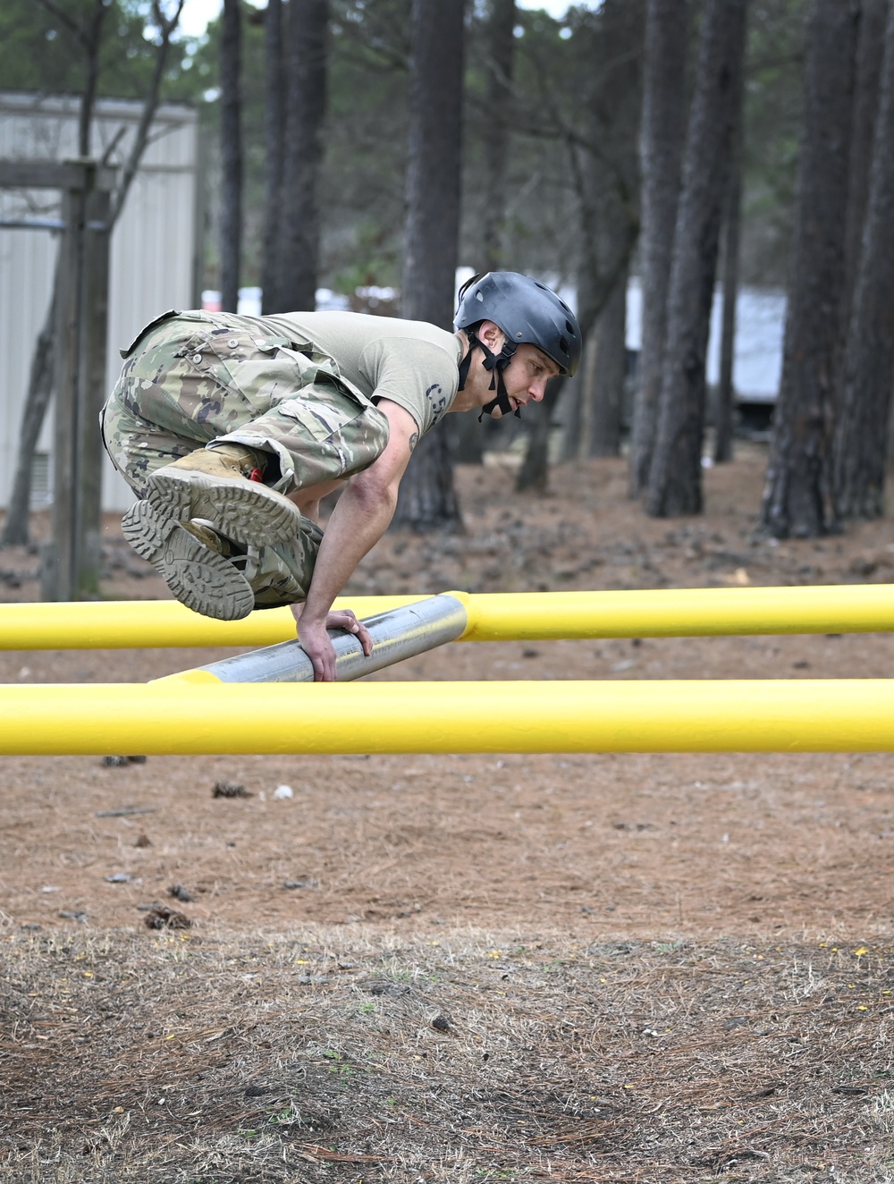 Civil Affairs Candidates Take On Obstacle Course