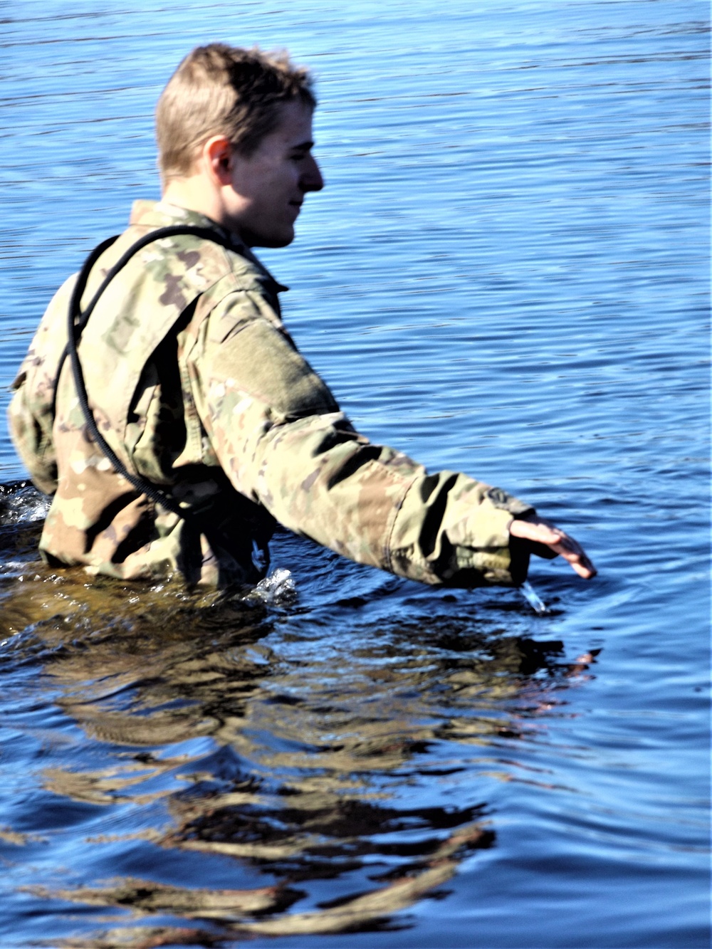 Fort McCoy CWOC class 21-05 students jump in for cold-water immersion training