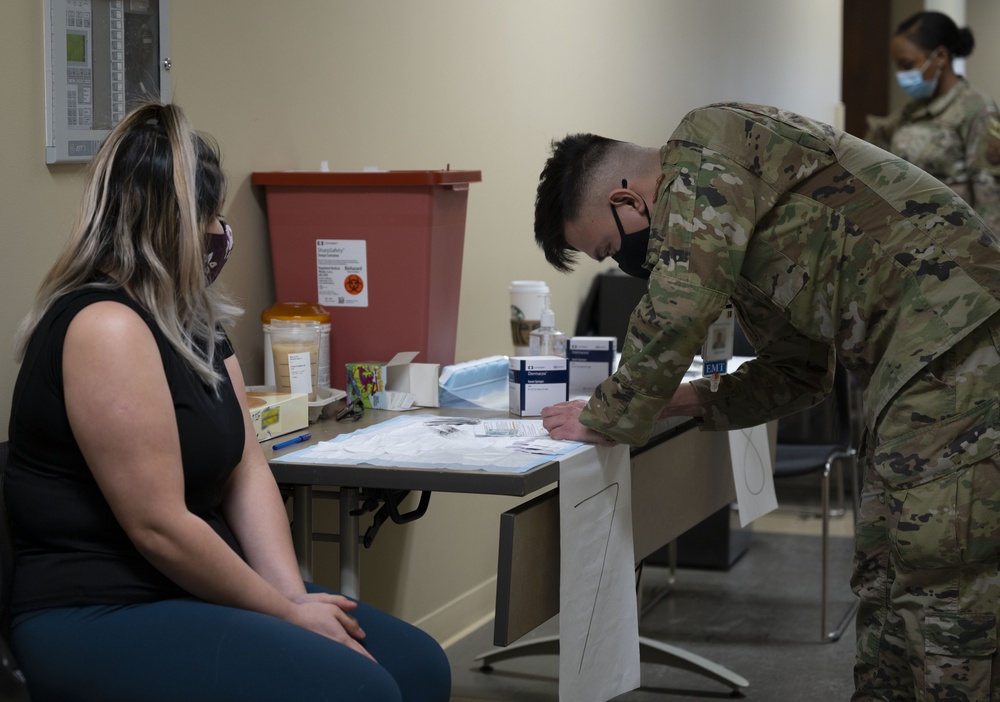 28th MDG successfully provides COVID-19 vaccines at POD