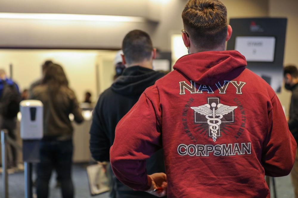 JTF-CS, FEMA, U.S. Navy Sailors arrive in Boston to support CVC