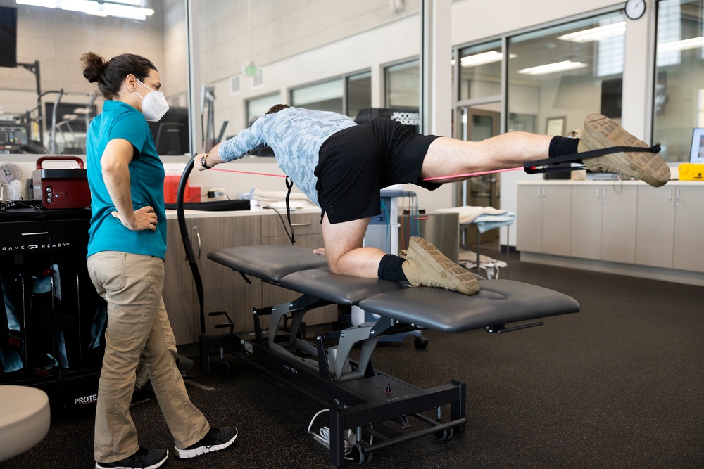 NSWG-1 provides sports medicine and physical therapy services to ensure mission readiness for its forces.