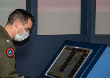 Sailor participates in training