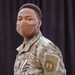U.S. Air Force Airman 1st Class Adedayo Daramola talks about his role at the Ford Field Community Vaccination Center