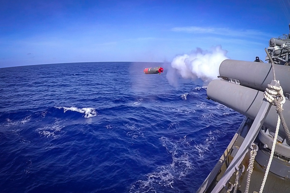 USS John S. McCain fires EXTORP