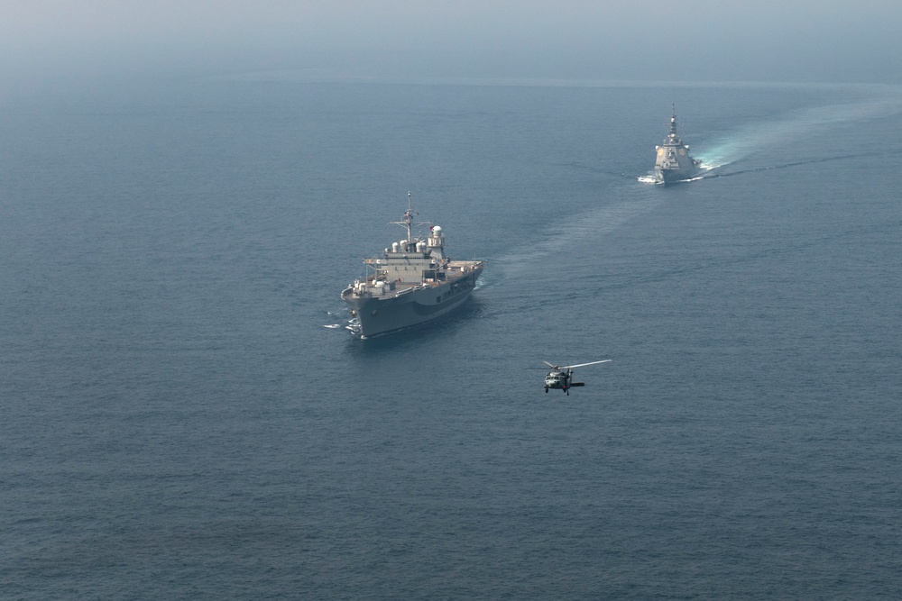 USS Blue Ridge Completes Bilateral Exercise with JS Kongo