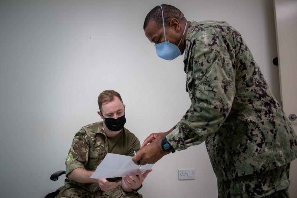 Bahrain Navy Medical Administers COVID-19 Vaccine