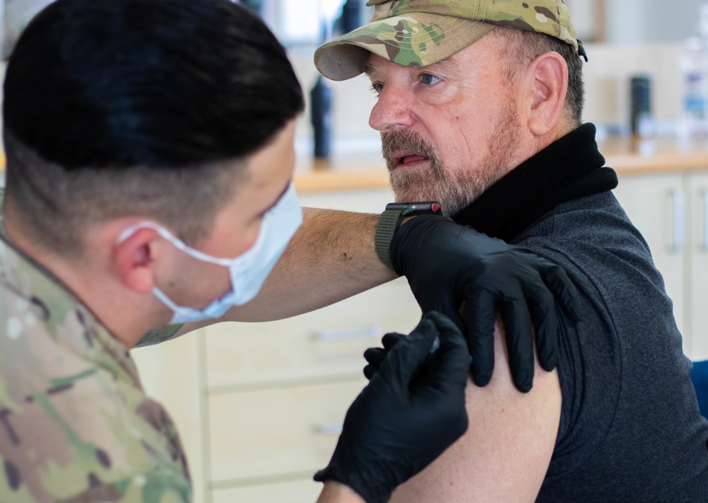 KFOR Soldiers administer COVID-19 vaccine