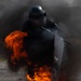 KFOR Polish Contingent braves fire phobia training