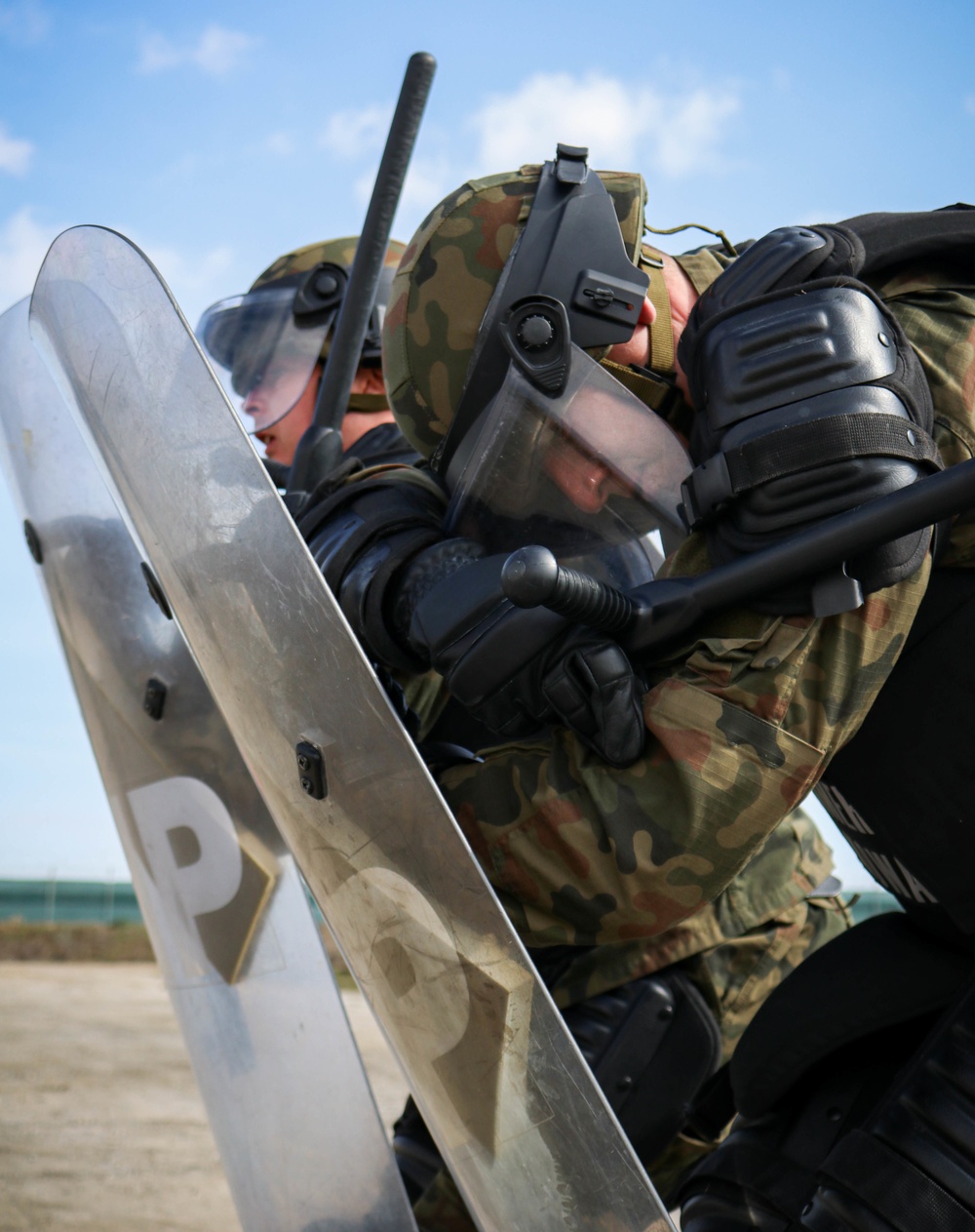 KFOR Polish Contingent braves fire phobia training