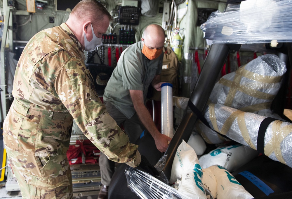 LIFT aircraft eVTOL Loaded onto C130 at Springfield Airport