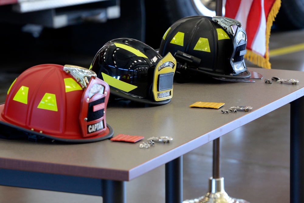 Firefighters promoted at Wright-Patt