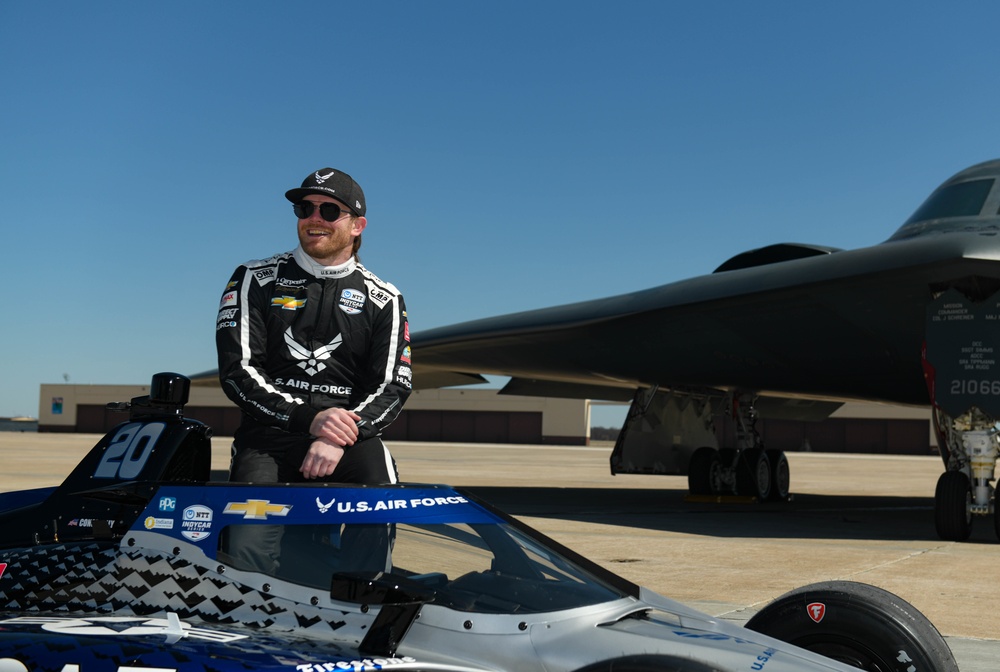 U. S. Air Force Recruiting Services reveals No. 20, Indy Car B-2 Spirit paint scheme