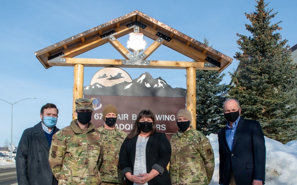 Acting Anchorage Mayor Visits JBER